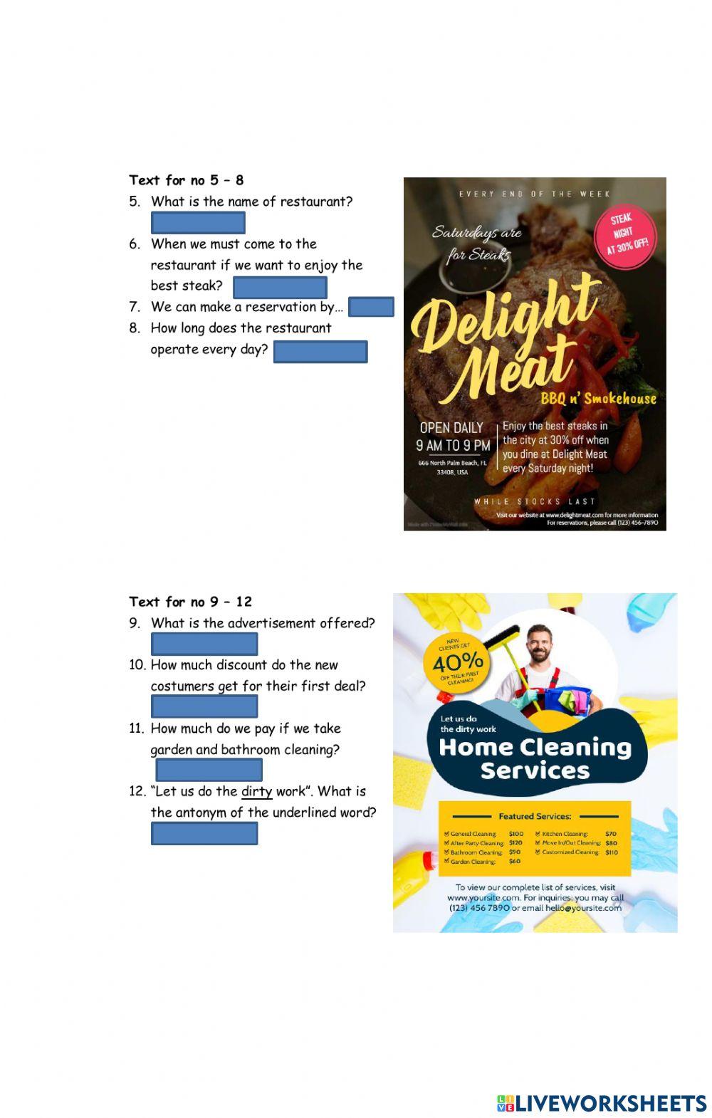 Pembelajaran advertisement kelas ix