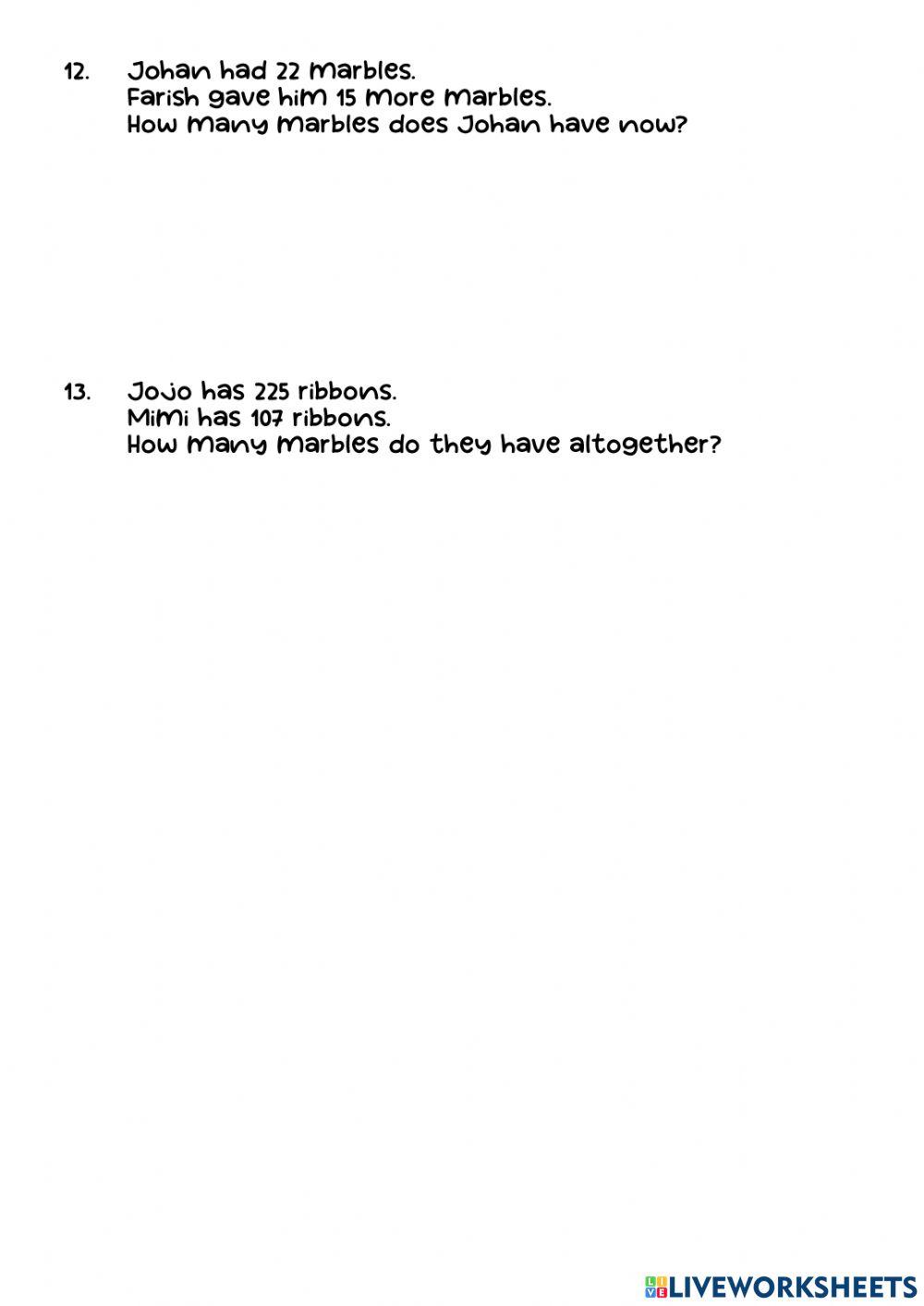 YEAR 2 MATHS REVISION