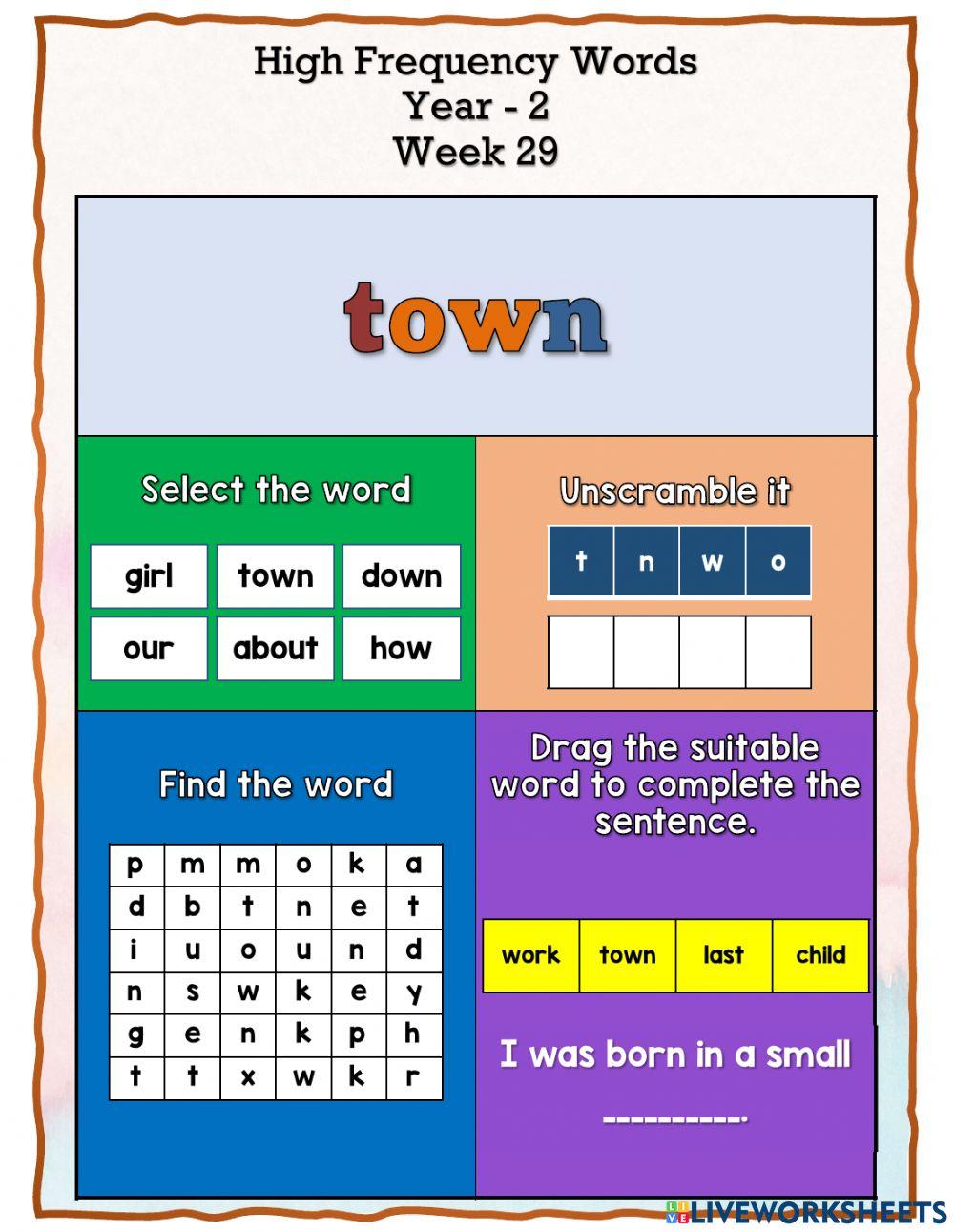 High Frequency Words 3