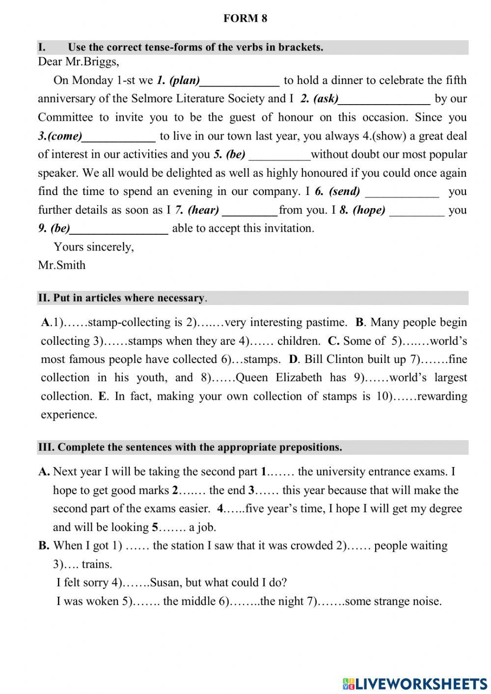 Олимпиада 5 form 8