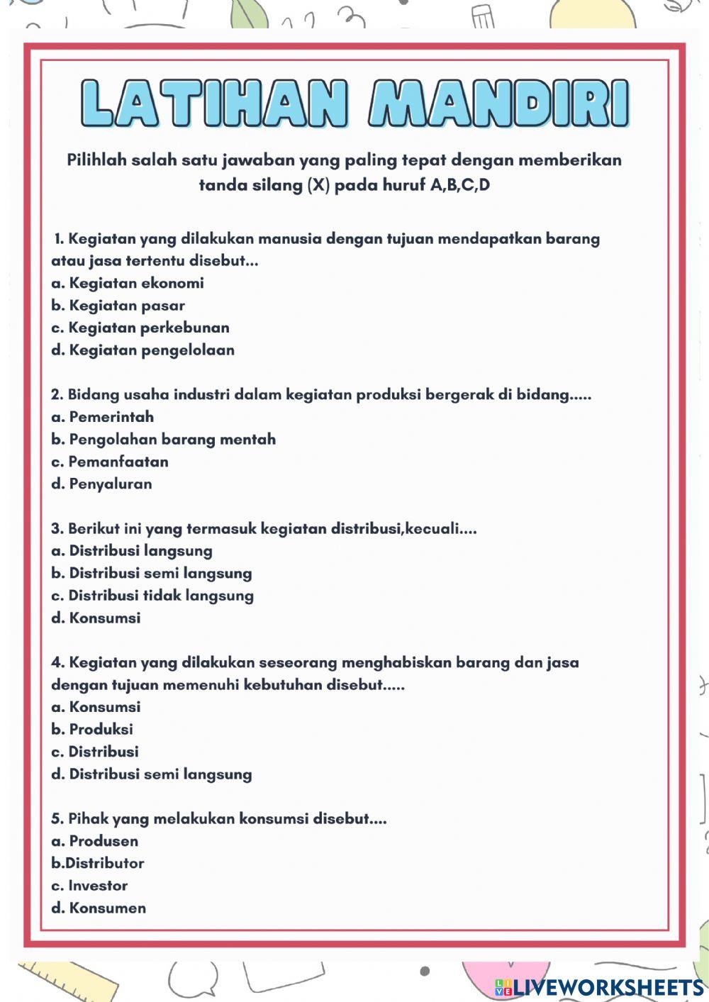 Lembar Kerja Peserta Didik Kelas IV TEMA 8 DAERAH DAN TEMPAT TINGGALKU