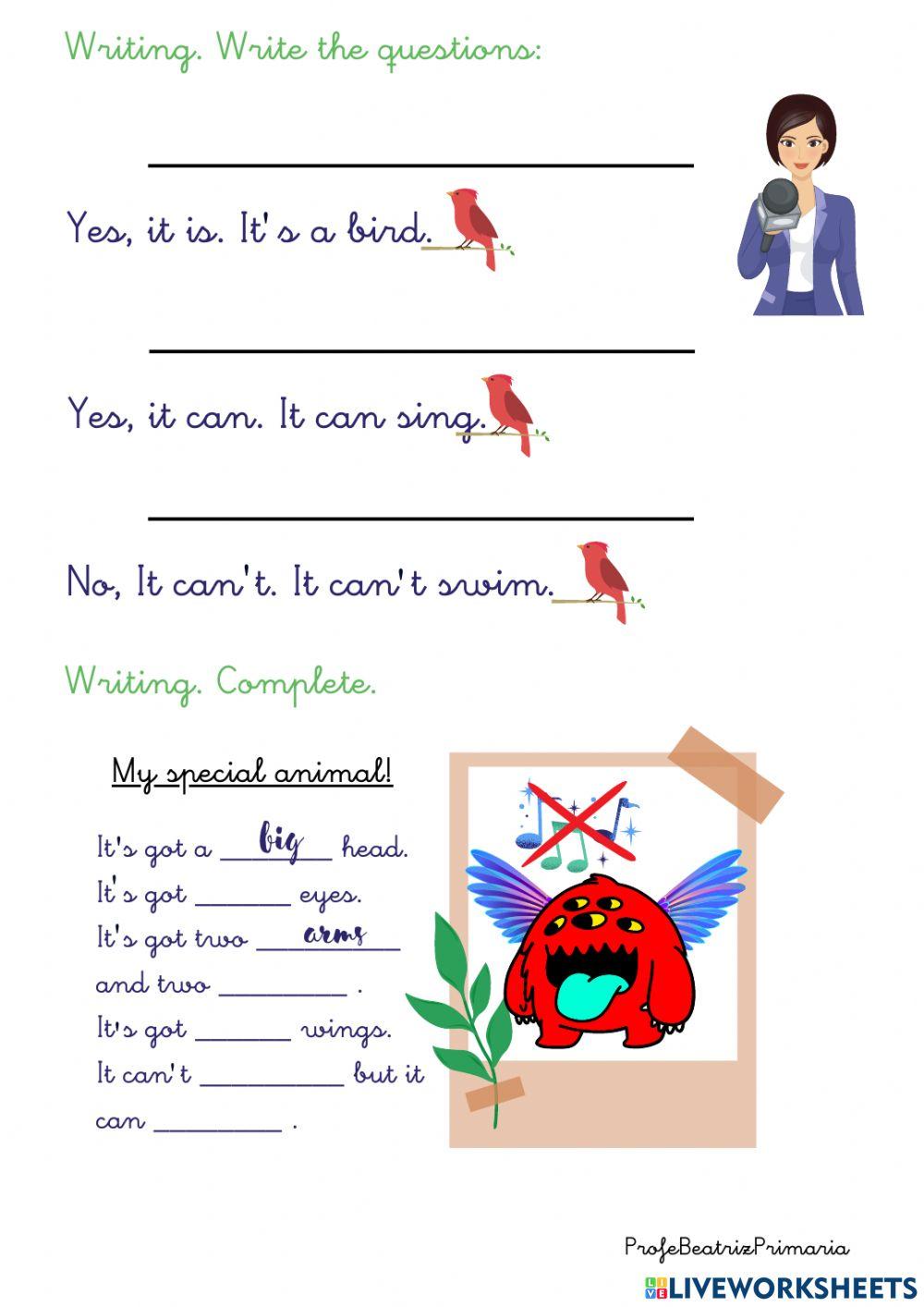 Go Far Year 2 U4 Animals everywhere Grammar