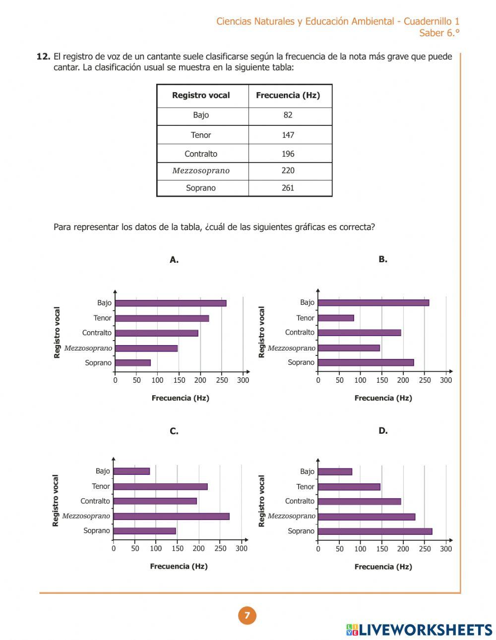 Evaluar para avanzar - ciencias 6