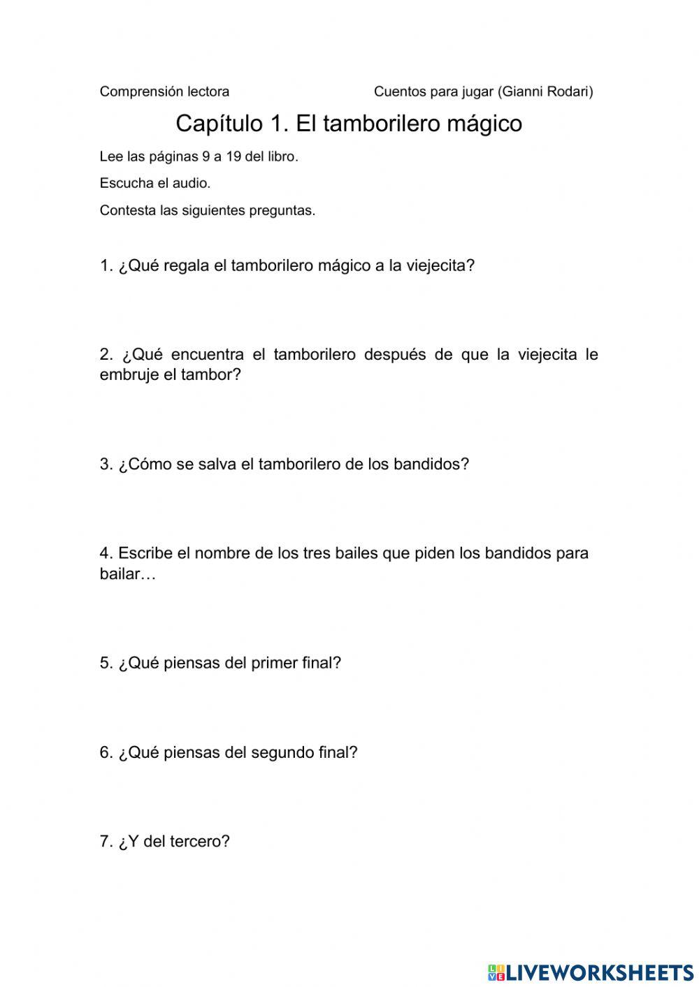 El tamborilero mágico