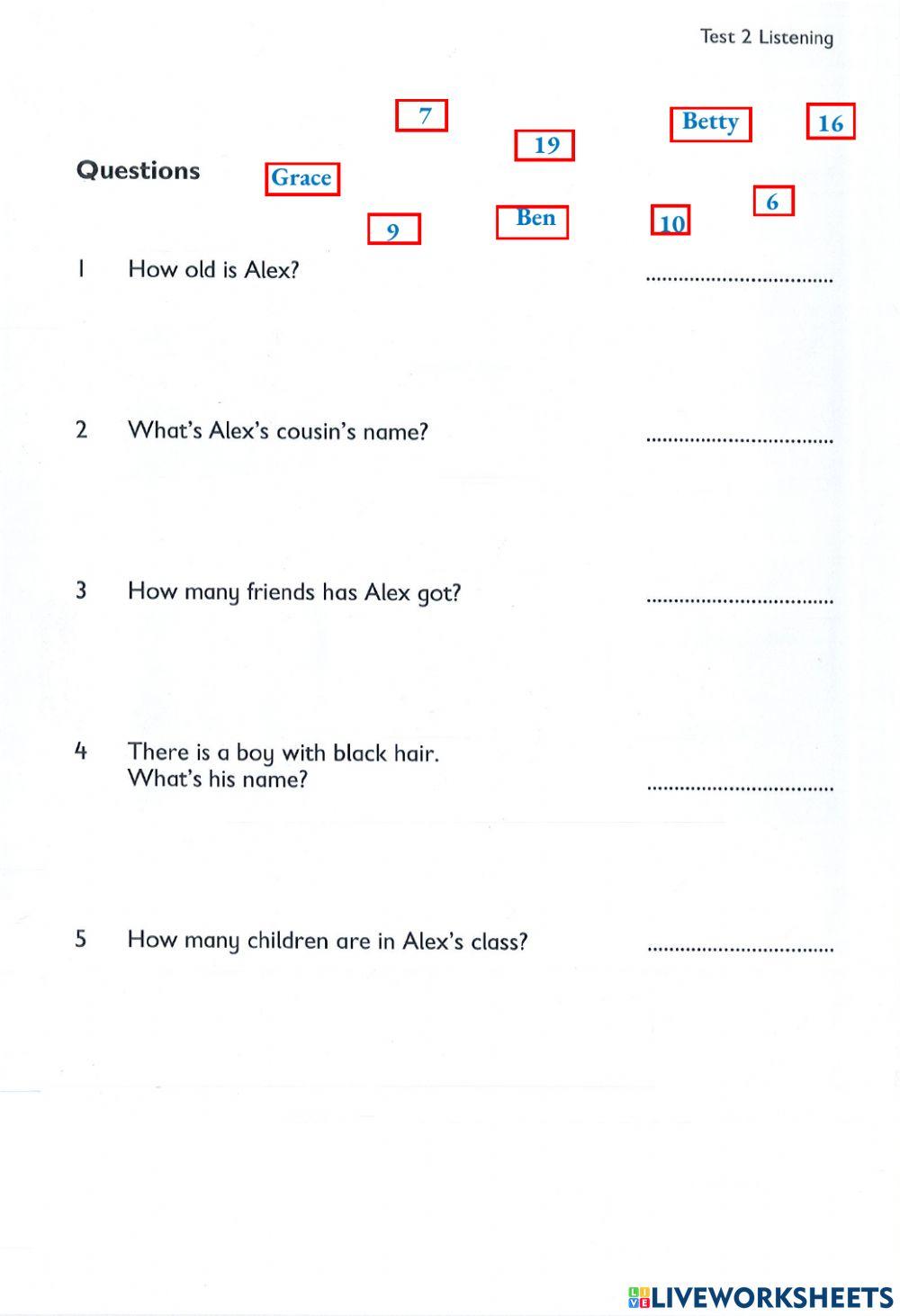 A S 2 Listening March 23