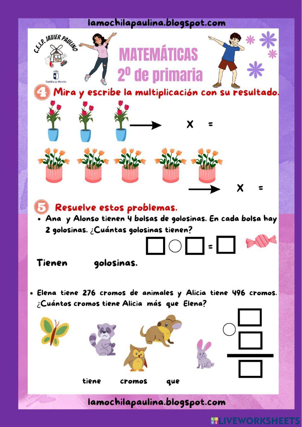 La multiplicación y la  suma.