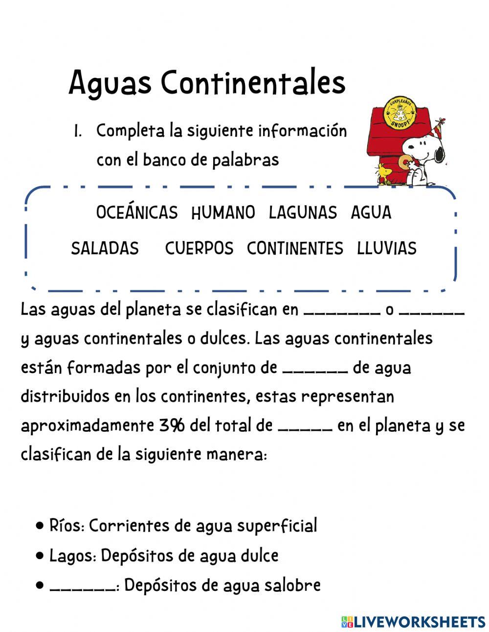 Aguas Continentales