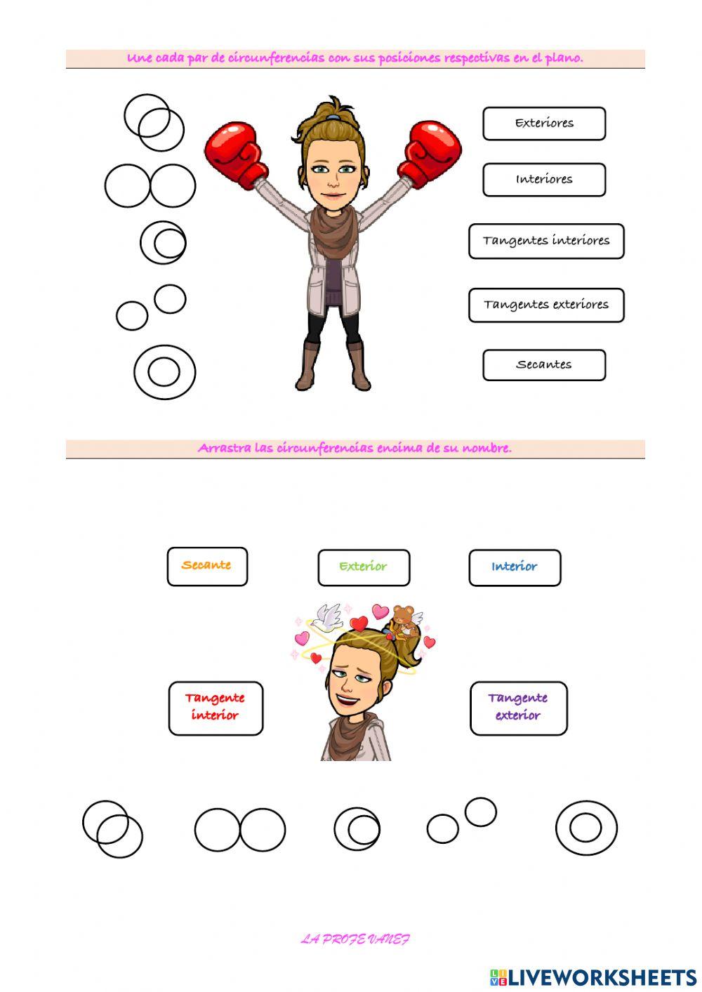 Rectas, circunferencias, ángulos y planos cartesianos