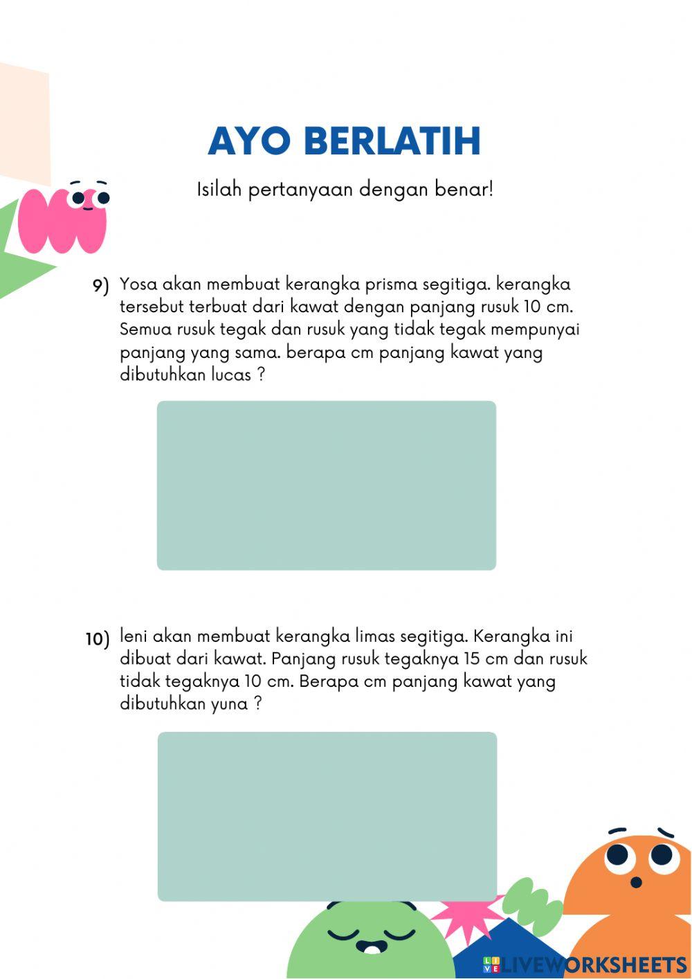 LKPD sifat bangun Ruang Kelas 5