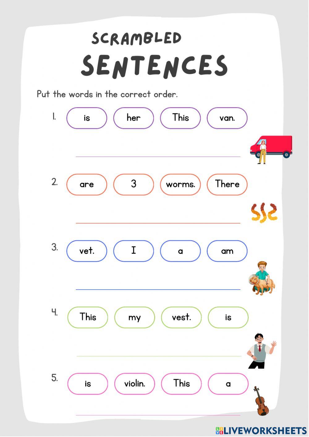 Scrambled Sentences