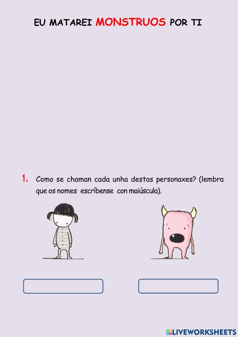 Eu matarei monstruos por ti