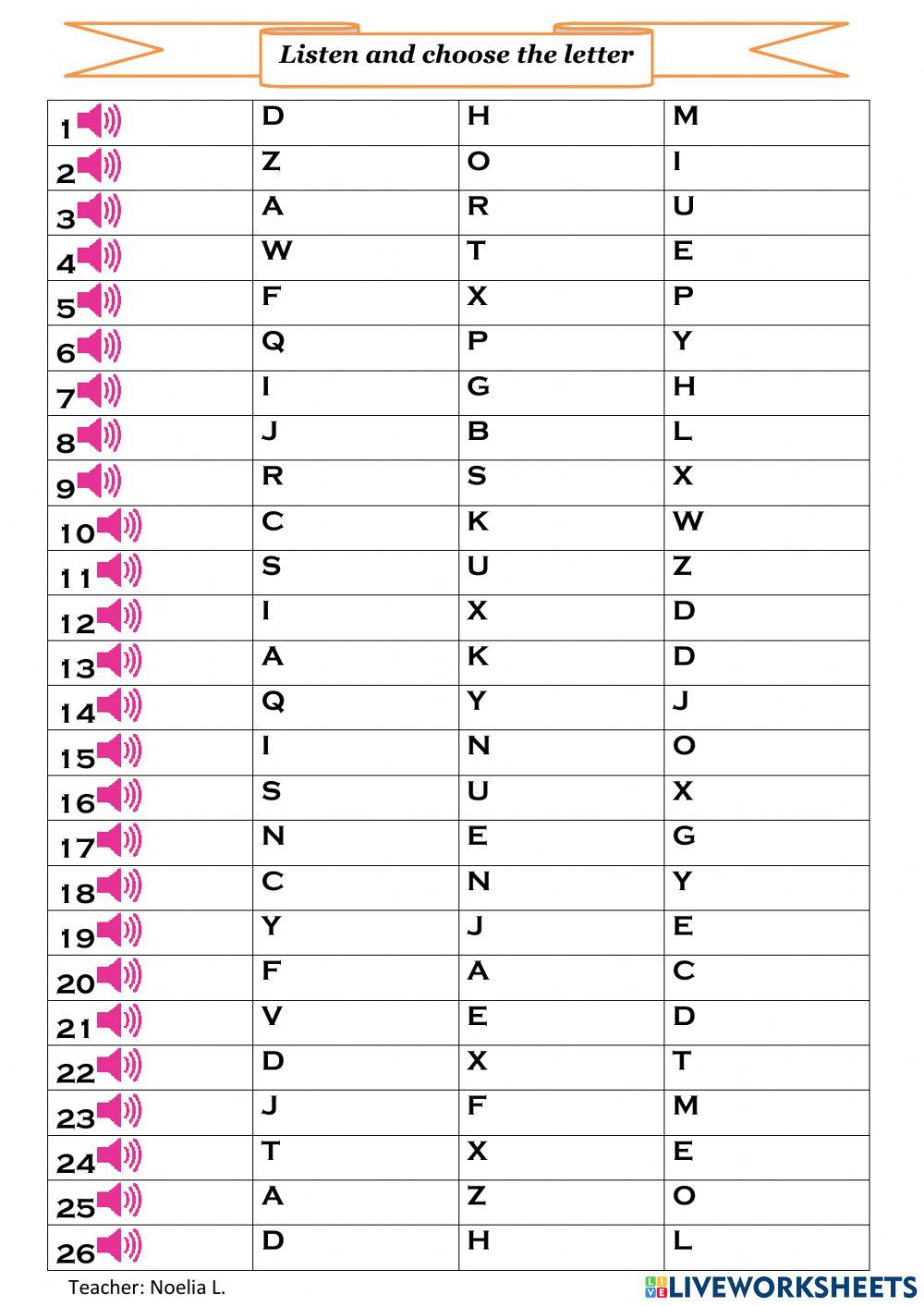 Noebelu | Listening the alphabet 2316928