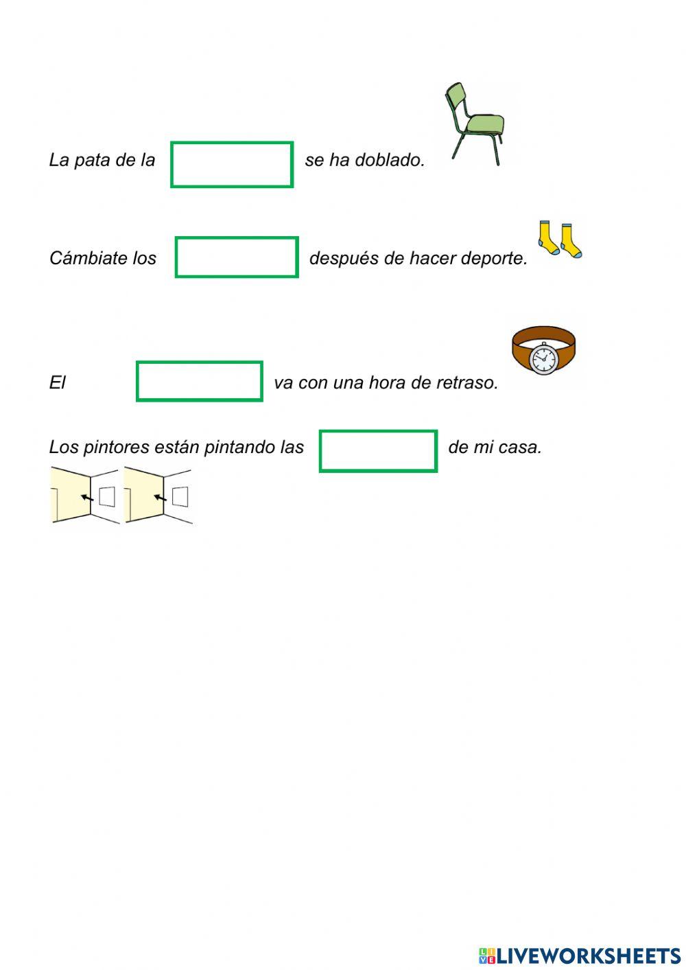 Sustantivos: género y número