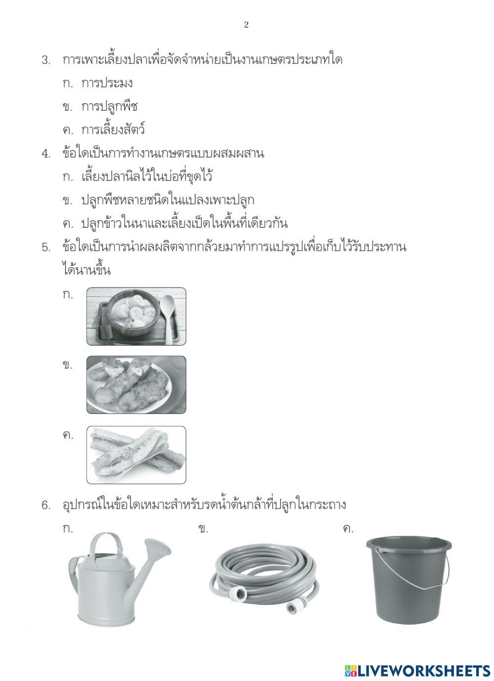 ข้อสอบปลายภาค ป.1