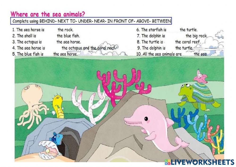 Prepositions of place