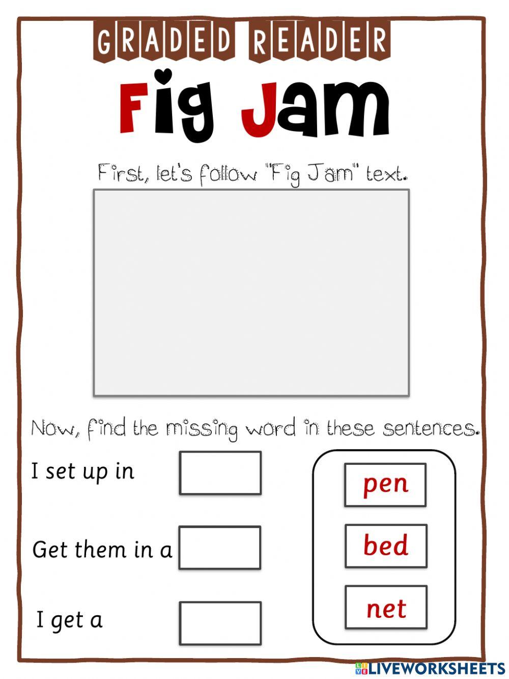G1B-Grader Reader-Fig Jam