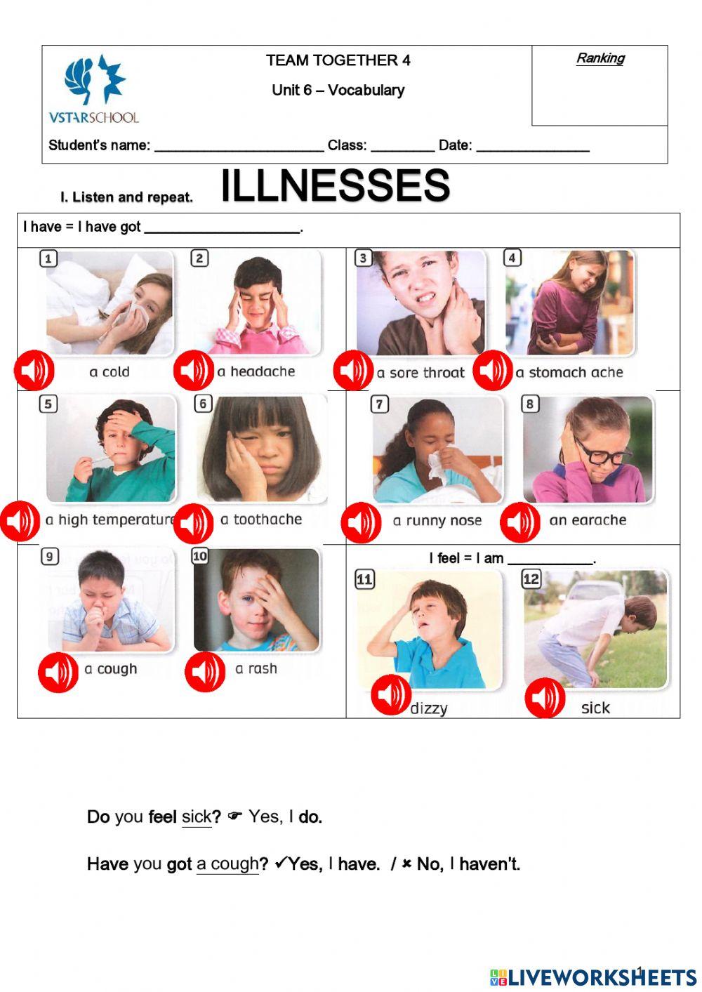 TT4 - Unit 6 - Vocabulary