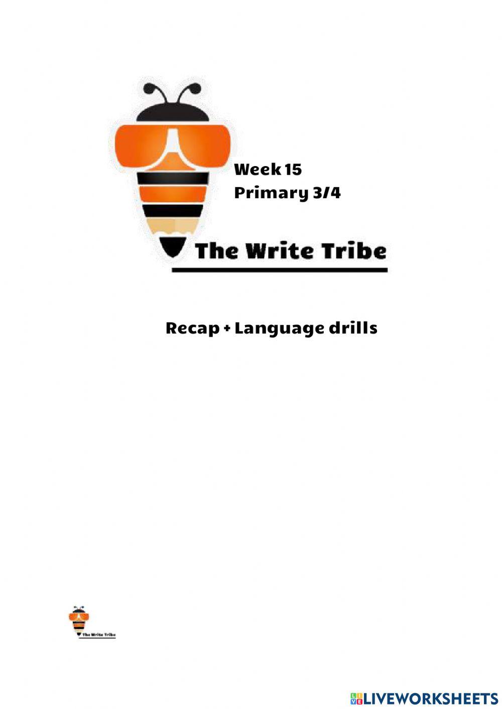 2023 Week 15 p3-4 RECAP + DRILLS PART 1