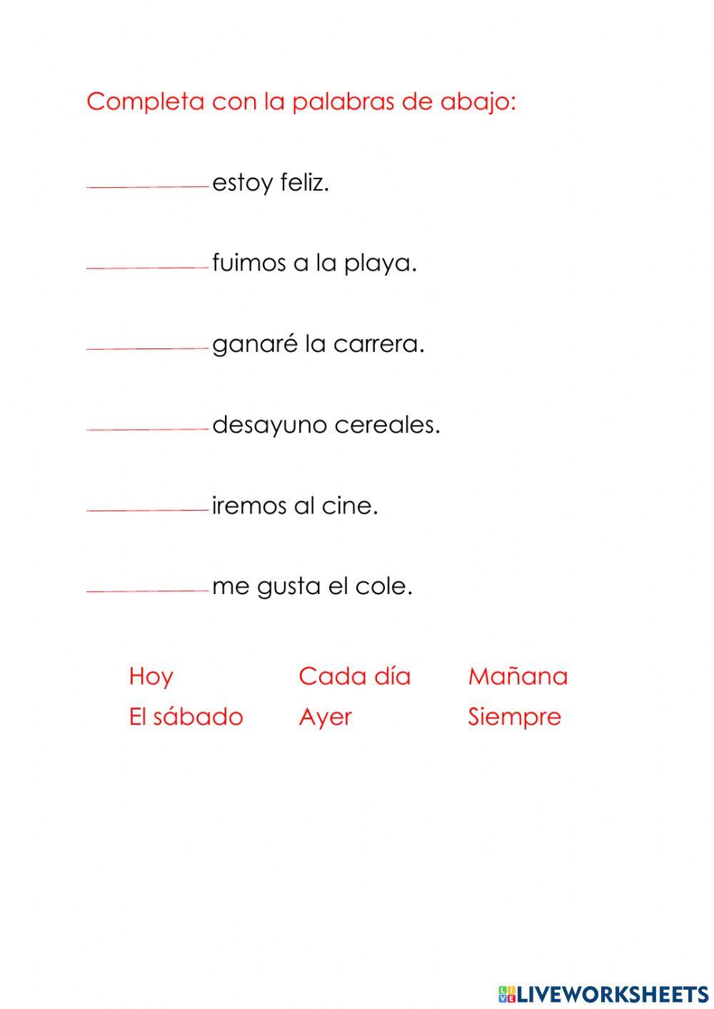 Presente, pasado, futuro