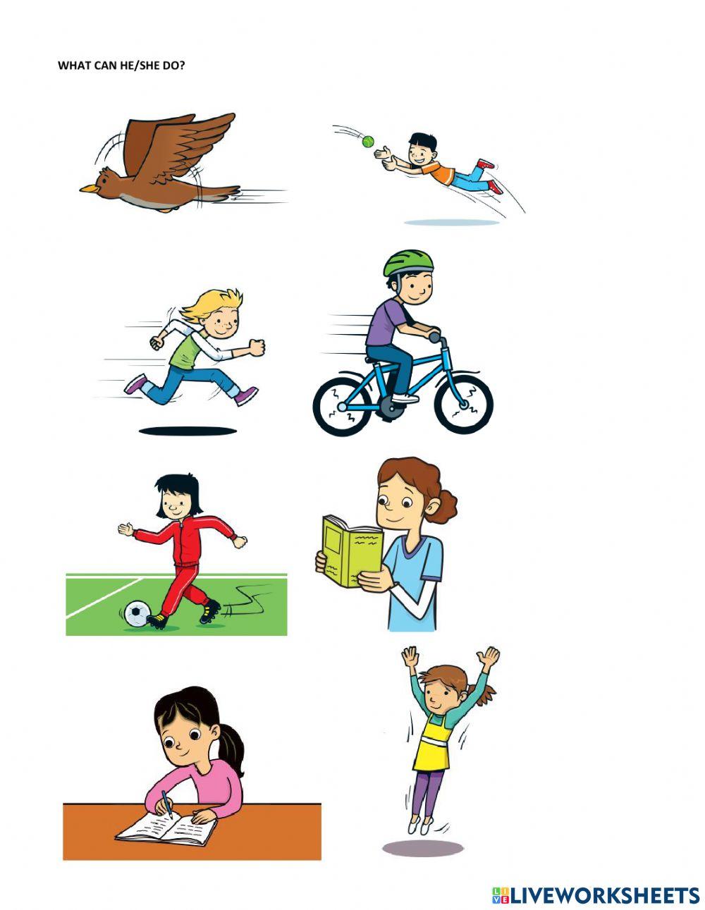 speak What can he-she do