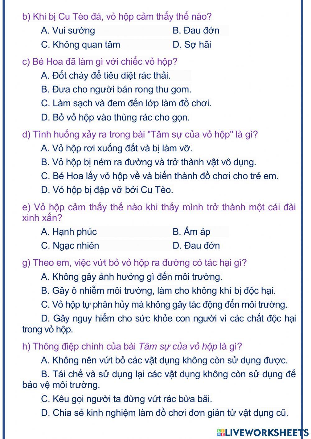 Tiếng Việt 2 (Tuần 26)