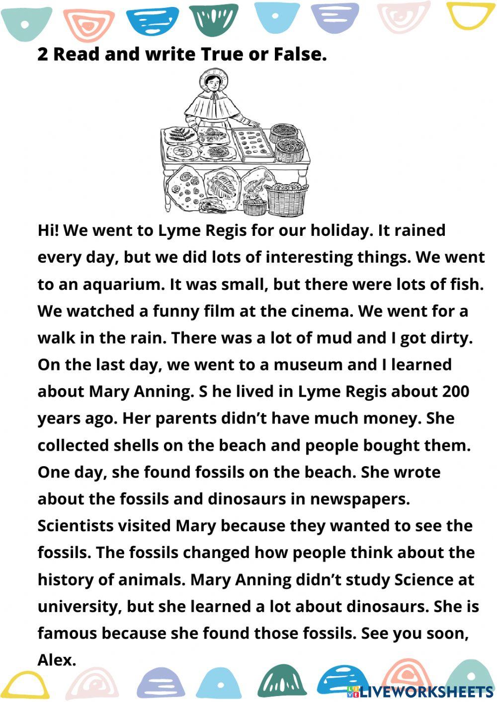 Exam 6º UNIT 4 (part 2)