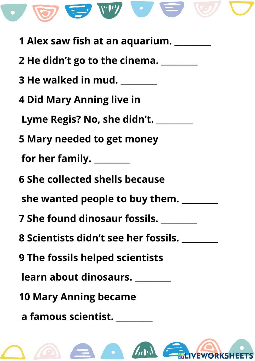 Exam 6º UNIT 4 (part 2)