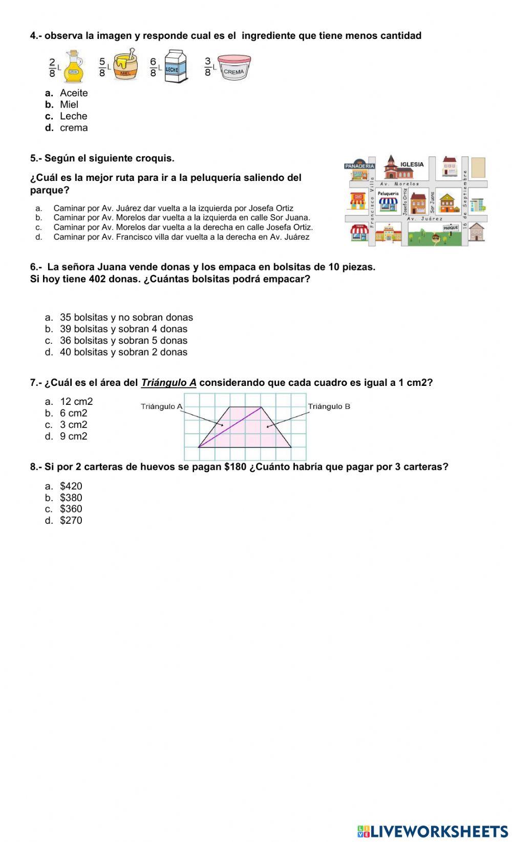 Guia de repaso matematicas