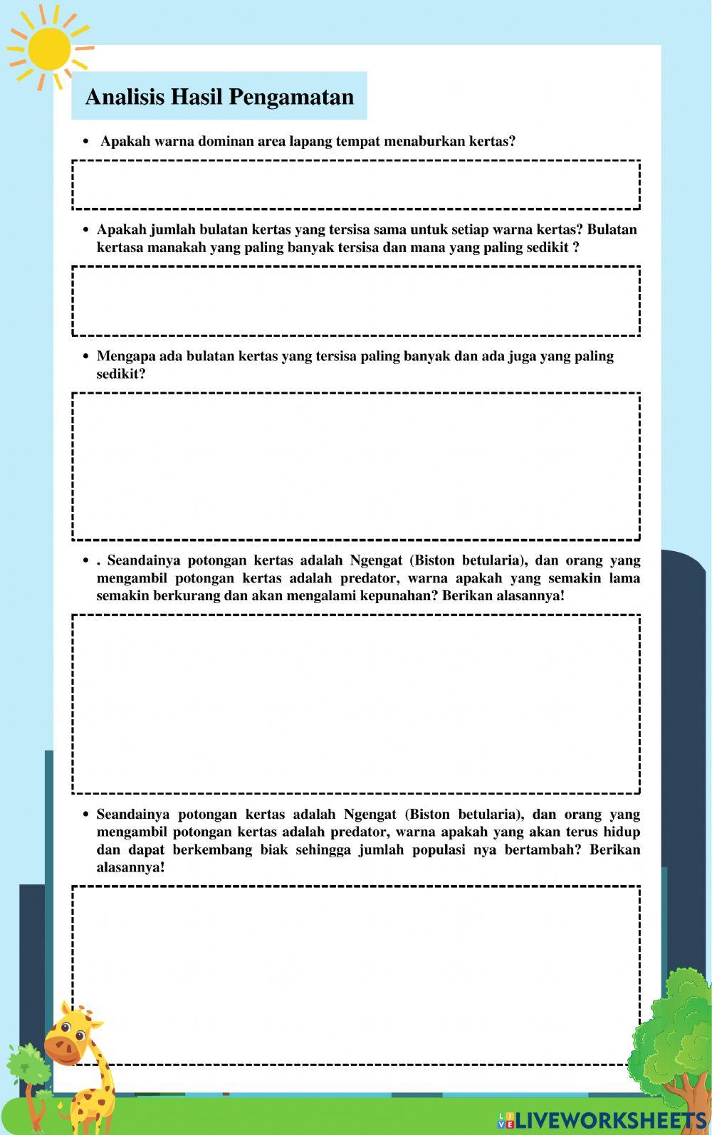 Evolusi Seleksi alam