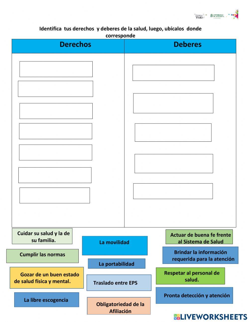 Derechos y deberes en salud