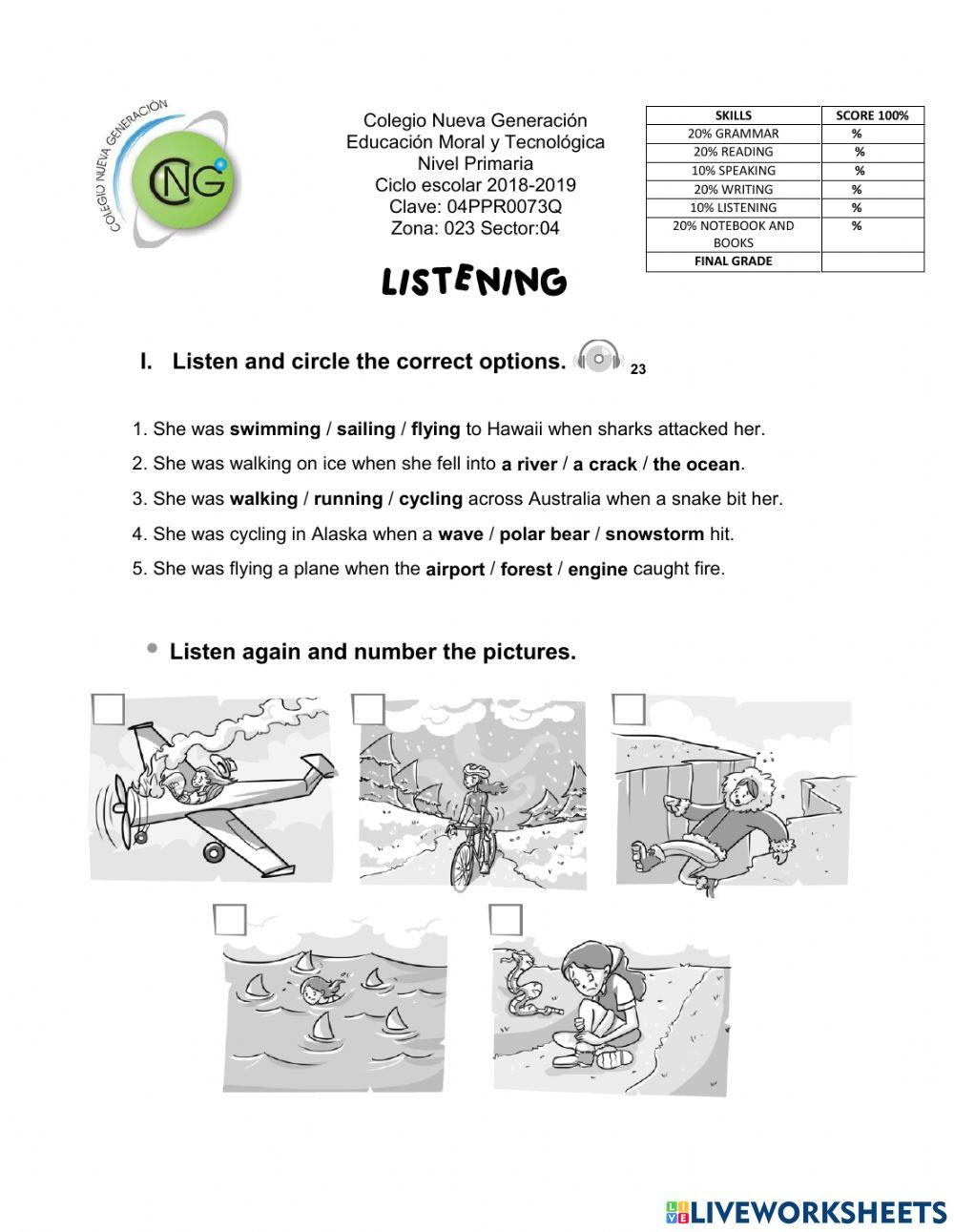 English test unit 2 and 3