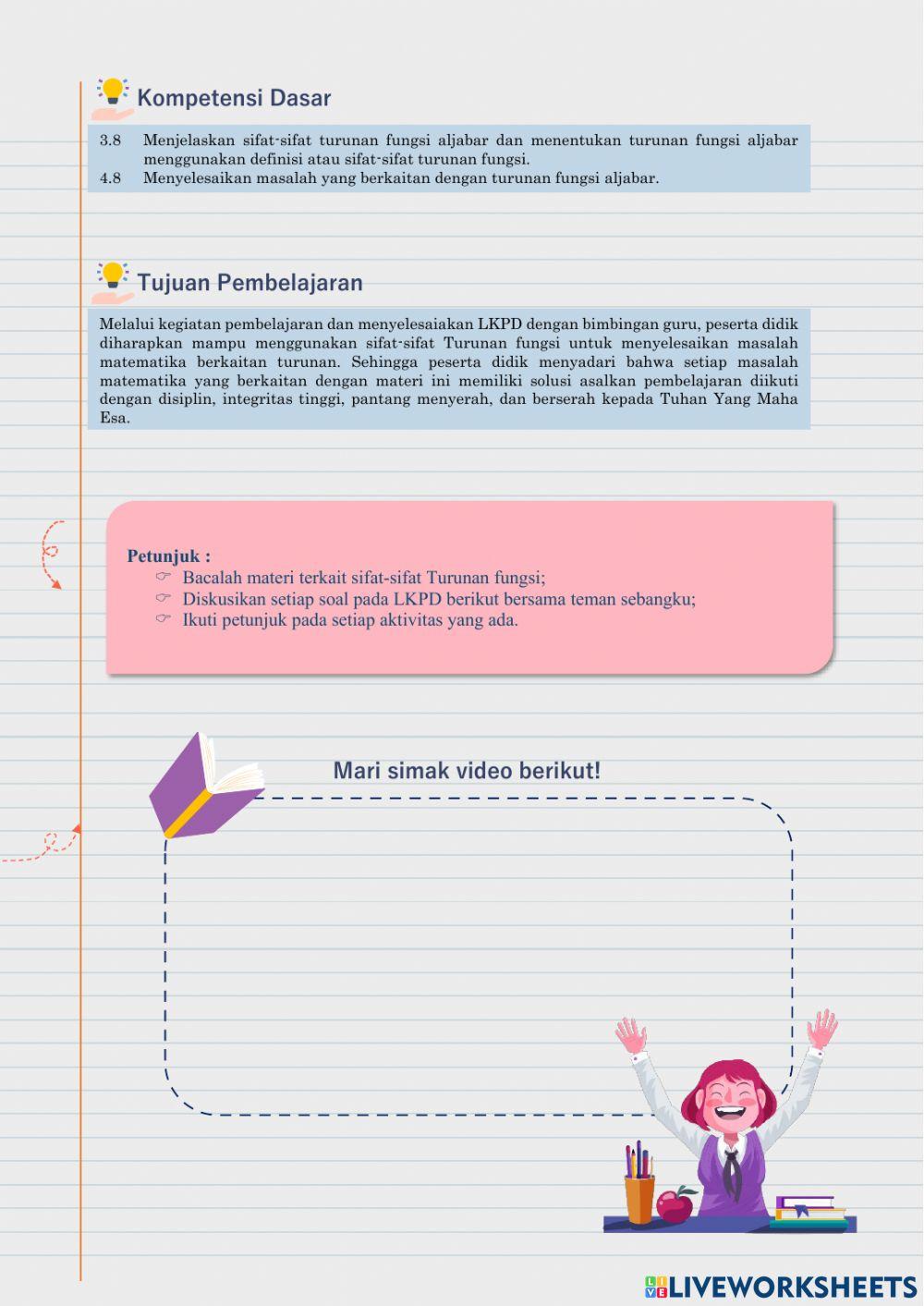 Turunan Fungsi Aljabar -2