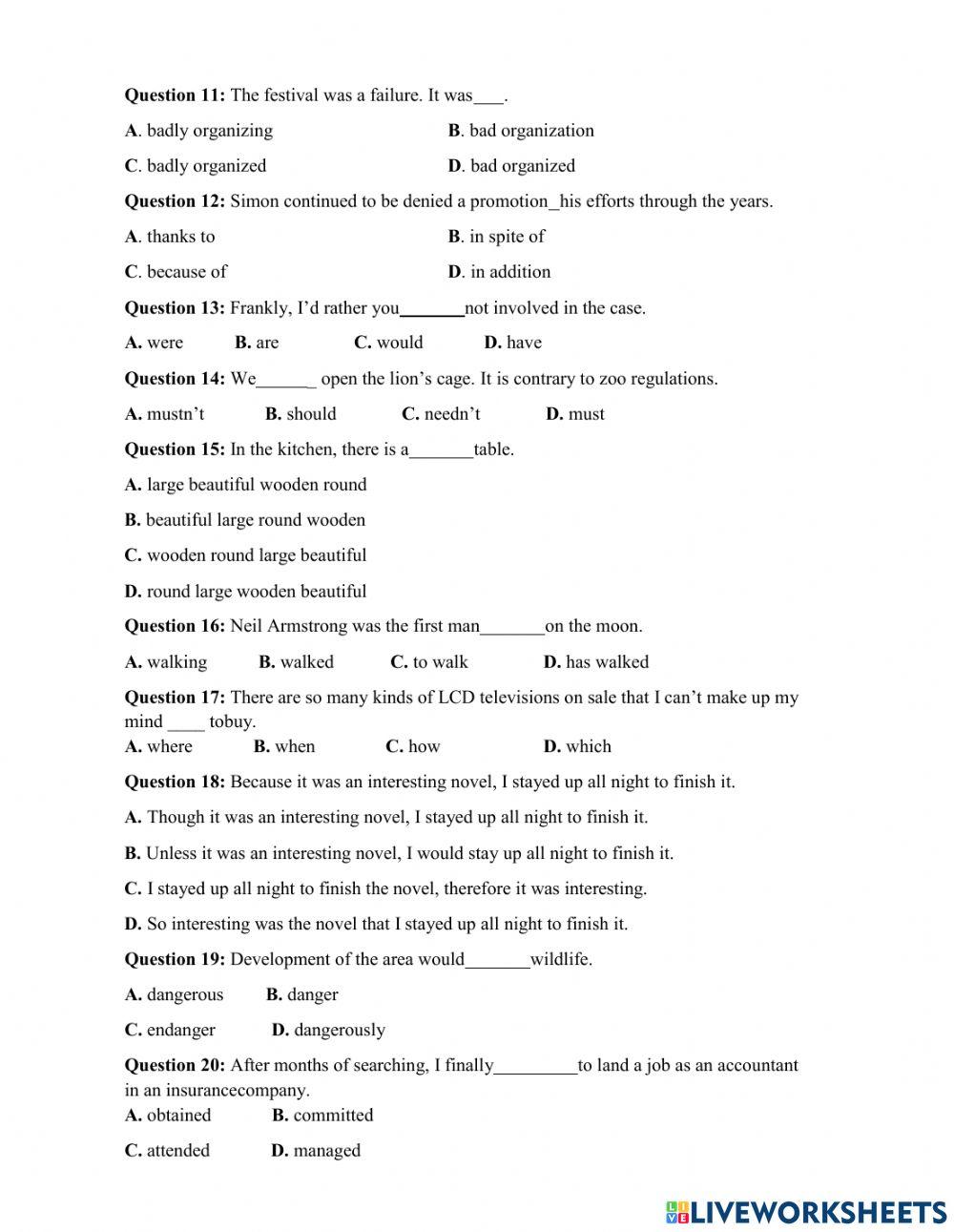 Midterm 2nd - grade 12 - 2