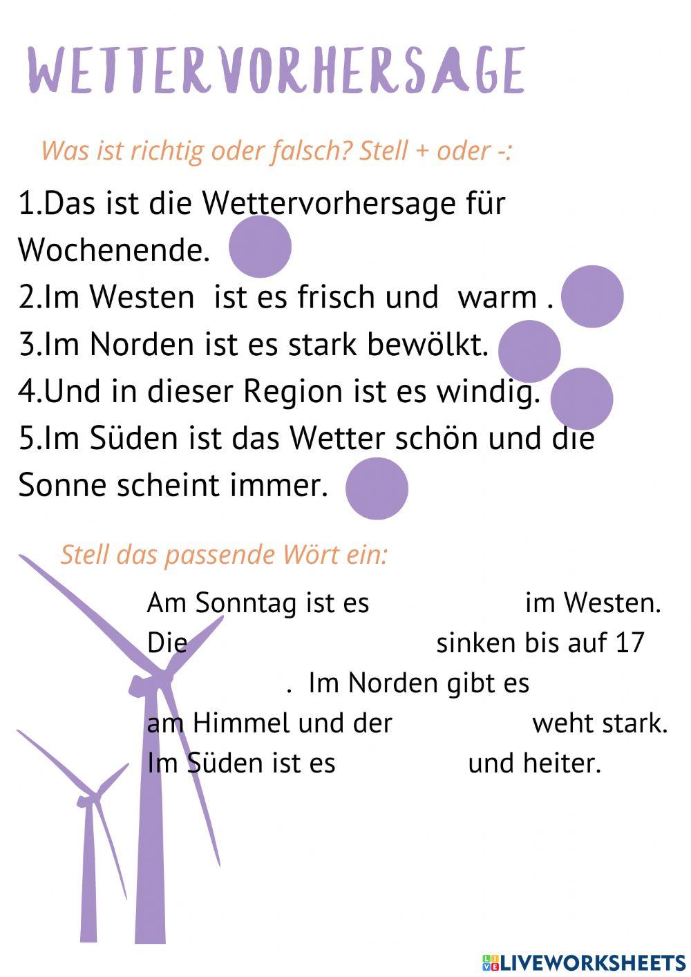 Wettervorhersage