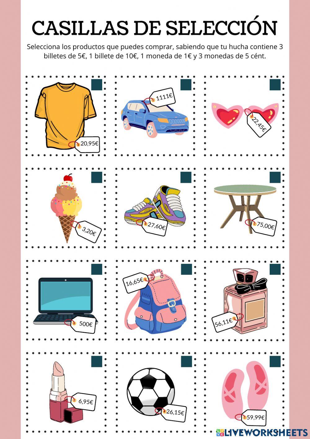 Casillas de selección