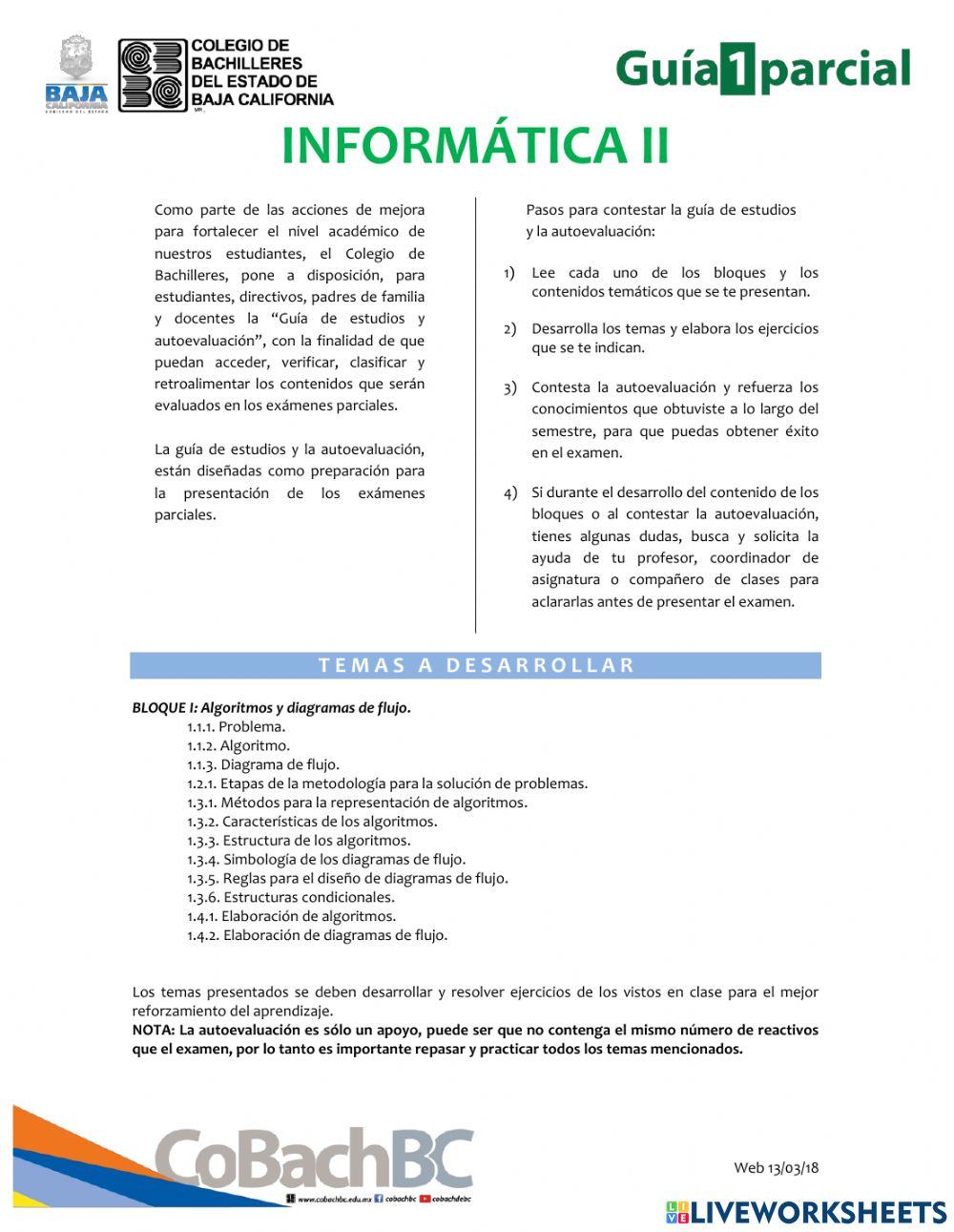 Guia de estudio algoritmos