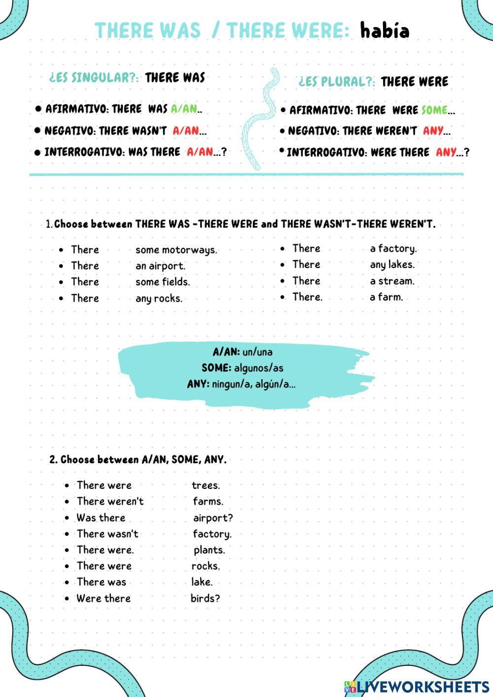 There was - there were (KIDS CAN)