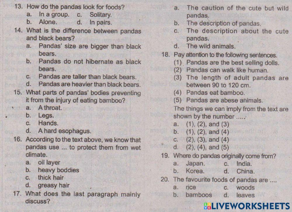 Ulangan Bahasa Inggris Kelas 9 BAB 3 MBHITC