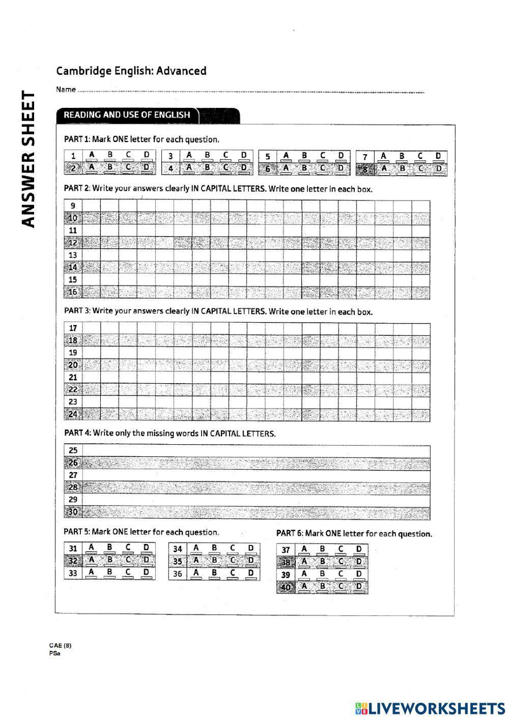 CAE PAPER 1 JUNE 7247367 Stuart Cunningham