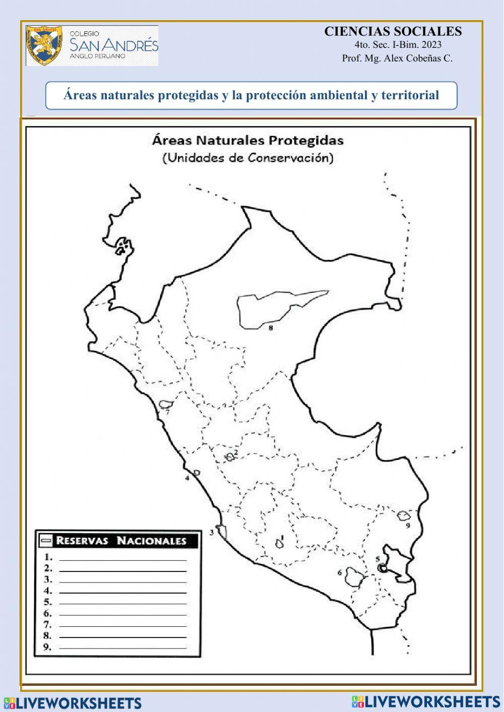 Áreas Naturales  Protegidas 2023