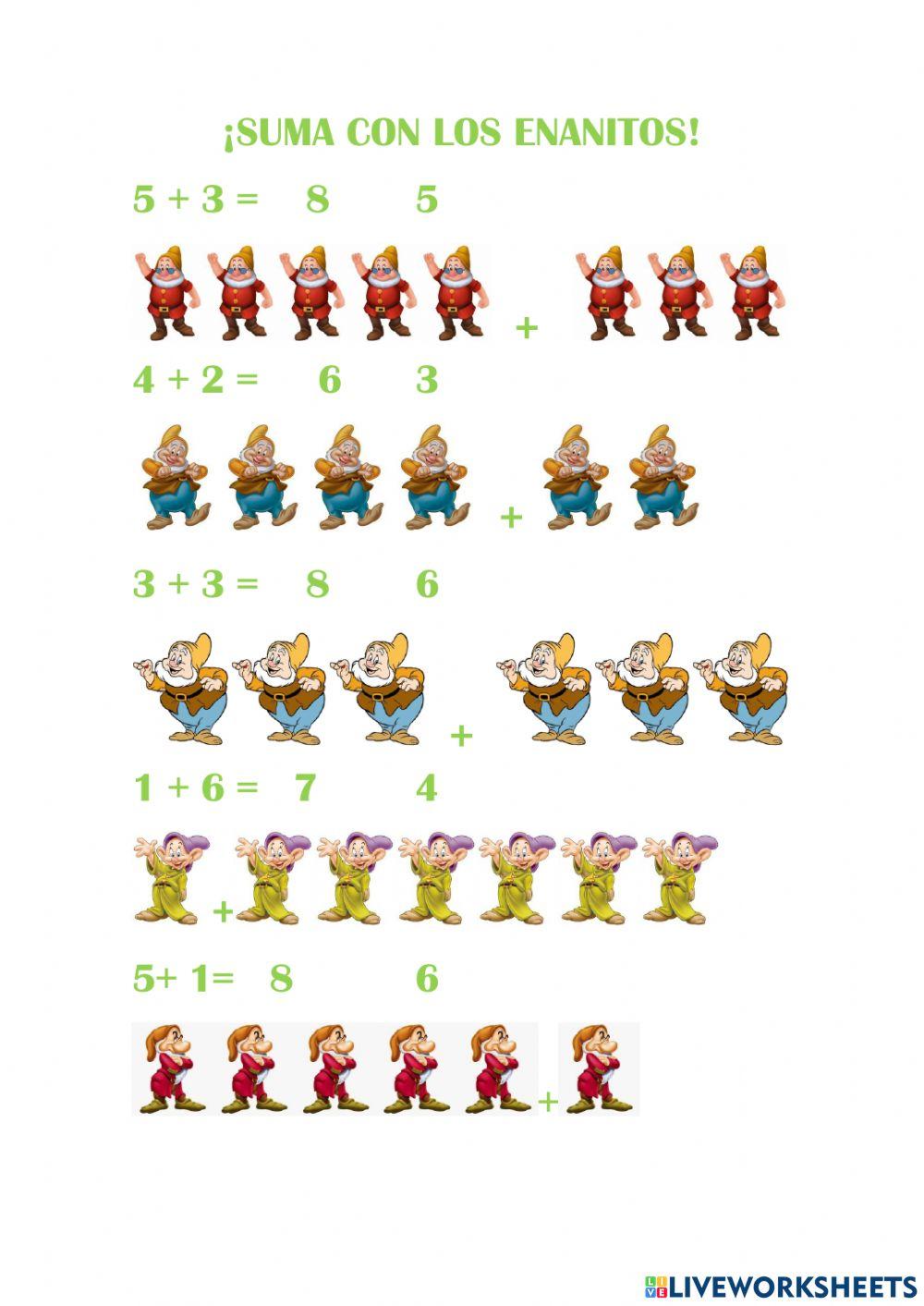 Suma con los enanitos