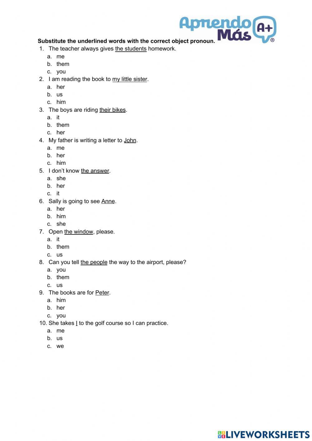 L3 Review Online Exercise For Live Worksheets L3 Review Online Exercise For Live Worksheets
