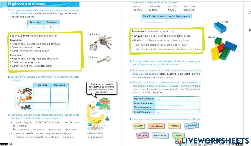 El numero de los nombres