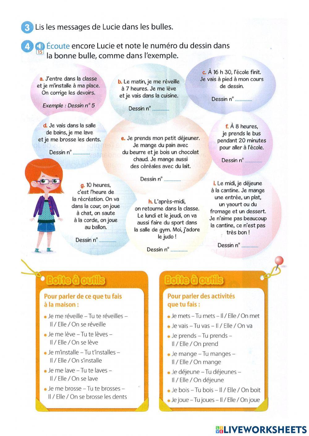 FLE - Lucie à l'école