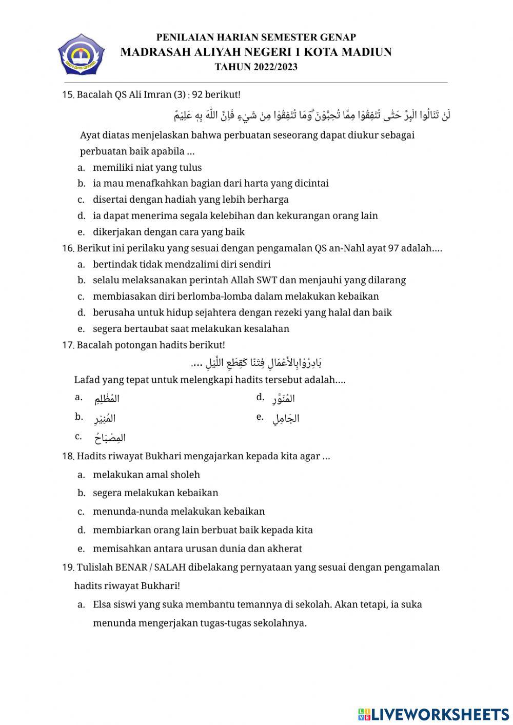 Berkompetisi dalam Kebaikan