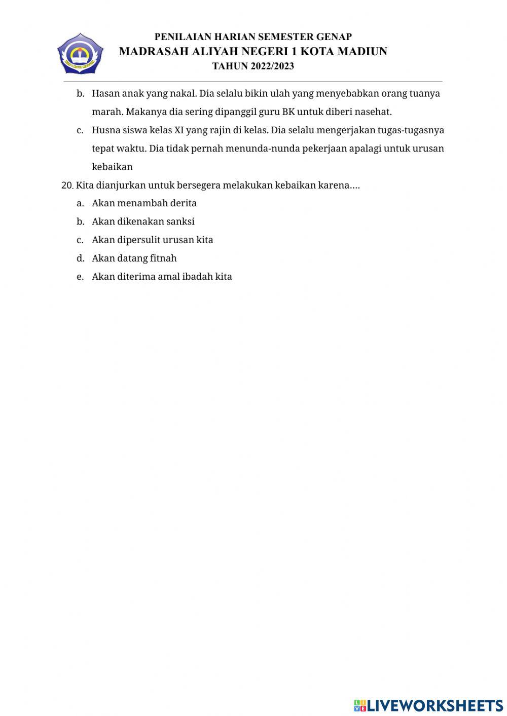 Berkompetisi dalam Kebaikan