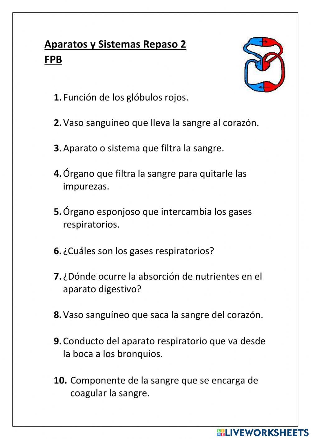 Aparatos y Sistemas repaso 2