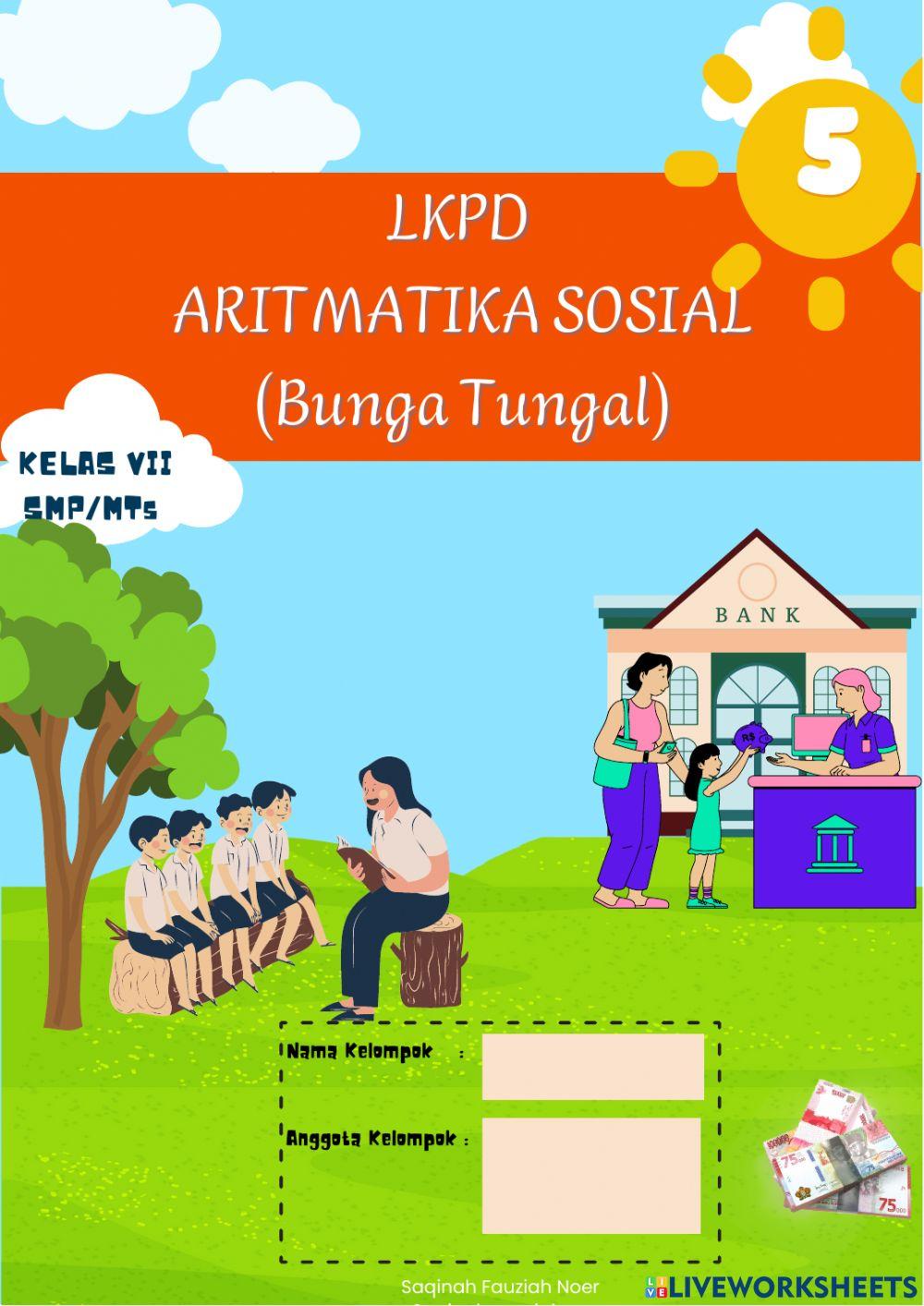 LKPD Aritmatika Sosial Pertemuan 5