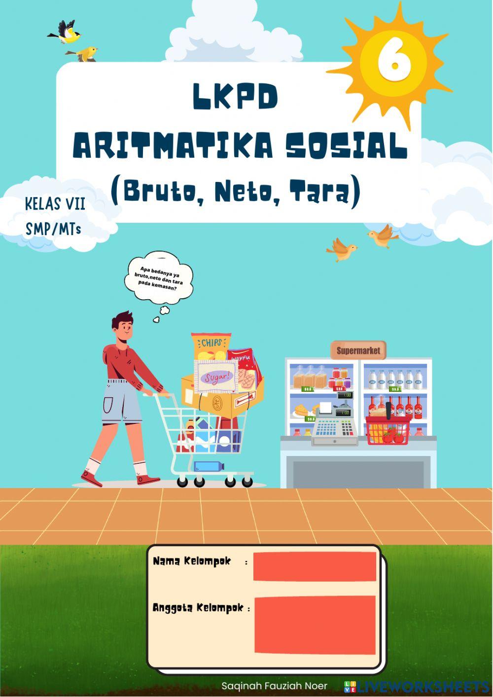 LKPD Aritmatika Sosial Pertemuan 6