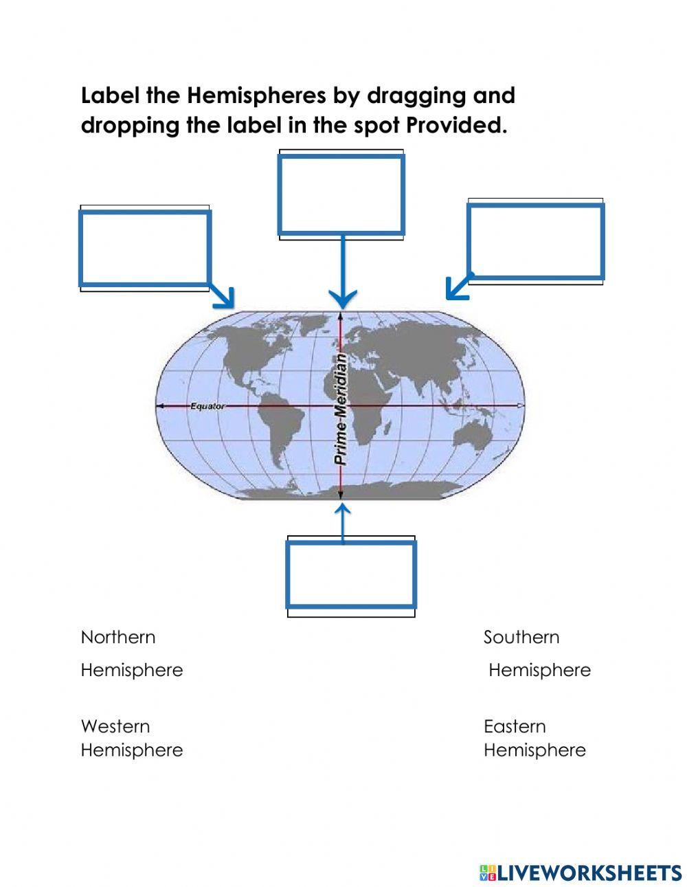 Hemisphere Equator Worksheet: Mastering Earth's Geography